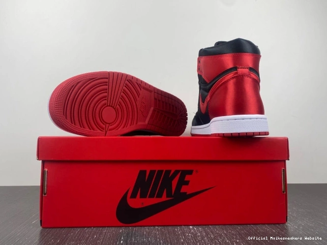 Official Maikesneakers OG Air Jordan WMNS FD4810-061 Satin 1 High Bred 0717